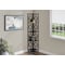 Monarch Specialties Bookshelf, Bookcase, Etagere, Corner, 4 Tier, 62"H, Office, Bedroom, Metal, Laminate, Black I 3610 - alternate 4